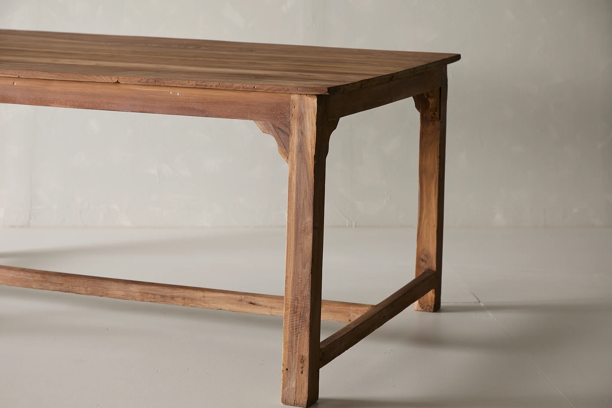 Vintage Teak Farmhouse Dining Table - Image 5