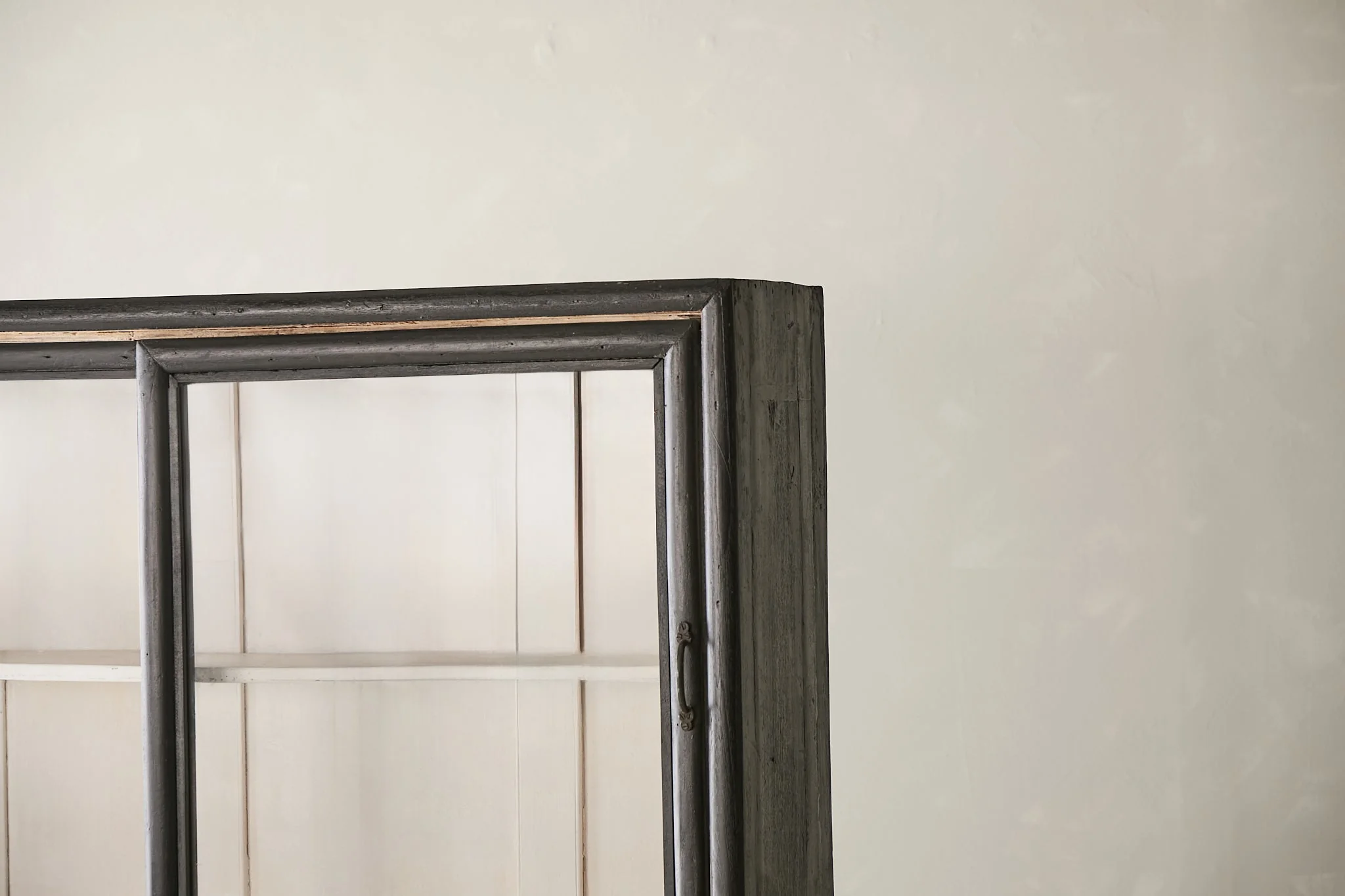 Vintage Teak Cabinet w/ Sliding Glass Doors T.019 - Image 4